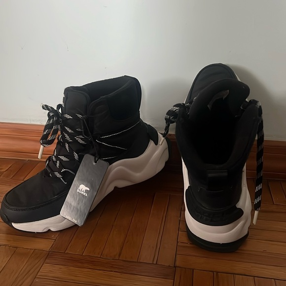 Sorel Other - Kids Sorel New Boots Sneakers Size USA 5 Waterproof Black White